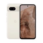 The Google Pixel 8a mobile phone has a capacity of 256 GB and 8 GB of RAM